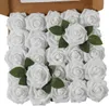 MODFU Künstliche 25 Rosenblüten, Schaumrosen, künstliche Produktbild-Vorschau 1