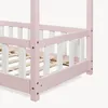 Kinderbett ’Treviolo‘ in Haus-Optik mit Rausfallschutz Produktbild-Vorschau 8