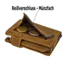 Echtleder Herren Wallet Geldbörse Braun mit Pik-Ass Motiv, Produktbild-Vorschau 5