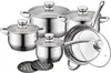 Batterie de cuisine 12 pièces inox Royalty Line RL1232 Voir les images du produit 3