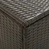 vidaXL Skrzynia ogrodowa z polirattanu 100x50x50 cm brązowa Podgląd zdjęcia produktu 9