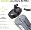 AUVON Tablettenbox 7 Tage Rund Pillendose mit Großen Produktbild-Vorschau 3
