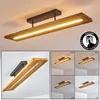 Volano »Volano« dimmbare Deckenlampe aus dunklem Holz und Produktbild-Vorschau 1