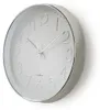 Nedis Wanduhr - Durchmesser: 300 mm - Kunststoff - Silber / Produktbild-Vorschau 2