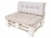 A pallet sofa cushion set on a white background. Produktbild-Vorschau