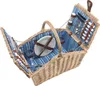 Picknickkorb geflochtene Weide 4 Pers + Zubehör 23 tlg. √ Produktbild-Vorschau 2