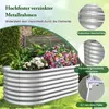 COSTWAY Hochbeet Metall Oval, Pflanzkasten, 165x80x60cm, Produktbild-Vorschau 8