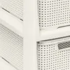 Ratanový kúpeľňový stojan s košíkmi 5 X 7L White Náhľad obrázku produktu 6
