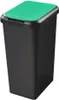 CEP Mülltrennungsbehälter Touch & Lift 45 Liter grün Produktbild-Vorschau 1