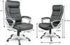 Ergonomischer Bürodrehstuhl Sofotel EG-226 Schwarz Produktbild-Vorschau 4