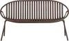 bruce garten 2-sitzer bench pp/metal lila/brown Produktbild-Vorschau 4