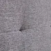 A close-up view of gray fabric with tufted buttons, likely from a piece of furniture. Produktbild-Vorschau