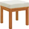 Sgabello da giardino con cuscino 2 pezzi 40x40x42 cm in Anteprima dell’immagine prodotto 3