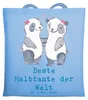 Mr. & Mrs. Panda einkaufstasche baumwolle Panda Beste Produktbild-Vorschau 1