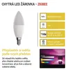 Chytrá LED žárovka GoSmart svíčka / E14 / 4,8 W (40 W) / 470lm / RGB / stmívatelná /Zigbee Náhled obrázku produktu