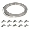tecuro Schlauchschellen Endlosband Set: 5 Meter, Bandbreite Produktbild-Vorschau 1