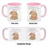 Hase Kaffeebecher in rosa mit Spruch Du bist einer meiner Produktbild-Vorschau 4