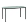 The Living Store Gartentisch Hellgrau 150x90x74 cm Produktbild-Vorschau 1