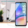 A smartphone screen protector is shown on a desk next to a lamp and a plant. Produktbild-Vorschau