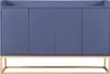 Komoda UnboxG 120x30x80 cm niebieska z 4 drzwiami, szafka Podgląd zdjęcia produktu 17