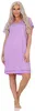 Damen Nachthemd Sleepshirt Nachtwäsche; Flieder/L/40 Produktbild-Vorschau 1