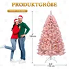 180cm Weihnachtsbaum Rosa, beleuchtet, mit 250 warmweißen Produktbild-Vorschau 7