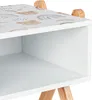 Relaxdays Nachttisch Kinder, offenes Fach, Teddy-Design, Produktbild-Vorschau 5