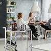 relaxdays Carrello portavivande BARON argento 70,0 x 40,0 x Anteprima dell’immagine prodotto 3