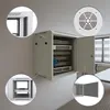 Extralink Racková skříň 12U 600x600 ASP Šedá namontovaná na Náhled obrázku produktu 8