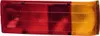 A rectangular automotive taillight with red and orange sections, shown against a white background. Produktbild-Vorschau