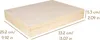 Plochý úložný box Creative Deco A4 dřevo 34 x 25,3 x 5,3 cm Náhled obrázku produktu 2