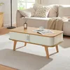 Table basse 'Tysvær' avec 2 portes coulissantes 100 x 50 x Voir les images du produit 1