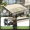 Gelenkarmmarkise 250 × 200 cm Markise mit Handkurbel Balkon Produktbild-Vorschau 8