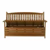 Kondela Gartenbank mit Stauraum Amula 150 cm - Braun Produktbild-Vorschau 6