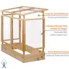 dobar Tomaten-Haus Gewächshaus aus Holz mit Rankhilfe und  Produktbild-Vorschau 3