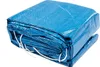 A folded blue tarp is shown against a white background. Produktbild-Vorschau