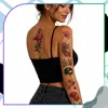 Boho-Tattoos, waschbar, temporär, schwarz, 30 Blatt, farbig Produktbild-Vorschau 3
