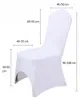 Stuhlhusse Weiß - Stretch Stuhlbezug - 250 g/m² - Produktbild-Vorschau 3