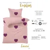 Lavea Emilia Kinder Bettwäsche Set 135x200 cm + 80x80 cm - Produktbild-Vorschau 3