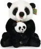 Peluche panda avec petit 27 cm ECO-FRIENDLY Voir les images du produit 2