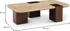 Couchtisch SURAT mit doppelter Tischplatte aus Mangoholz Produktbild-Vorschau 9