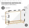 A diagram showing a wooden bed frame designed to look like a soccer goal, with labels pointing out its features and materials. Podgląd zdjęcia produktu