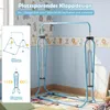 COSTWAY Drążek gimnastyczny dla dzieci, składany drążek z Podgląd zdjęcia produktu 8