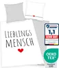 Partner Bettwäsche Set 4-teilig 135x200 80x80 cm Produktbild-Vorschau 5