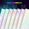 60% Gaming Tastatur kabelgebunden RGB, 61 Tasten Membran Produktbild-Vorschau 6