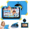 JENBIZZ Kinder Tablet 7 Zoll, Android 15, 24 GB + 64 GB (TF Produktbild-Vorschau 1