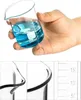 QWORK® Glas Becherglas Set 25ml-500ml, Abgestuftes Produktbild-Vorschau 3