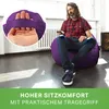 Green Bean® Sitzsack mit Rückenlehne "Cozy" 80x70x90cm - Produktbild-Vorschau 7