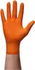A hand wearing an orange glove against a white background. Anteprima dell’immagine prodotto