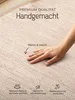 jaloom Wollteppich Lui Taupe Rund Ø 60 cm | Moderner Produktbild-Vorschau 3